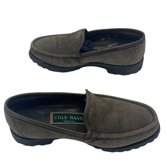 Cole Haan Size 5.5 B Taupe Leather Loafers - Picture 7 of 8